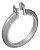 Abraçadeira Aço Inox 3 Poleg Escape Mb Accelo 715 Até 2011 - Imagem 1