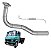 Tubo Cano Motor Dianteiro Escapamento Mercedes Benz 608/708 - Imagem 1