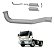 Tubo Cano Escapamento Ford Cargo 4432e / 5032e - Euro 3 - Imagem 1