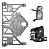 Grelha Aluminio Retrovisor Scania T/r 114 124 P/g/r Direito - Imagem 1