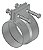 Abraçadeira Inox Flexível Escape Mb 2423b A 2726k Até 2011 - Imagem 1