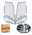 Par 2 Protetor Farol Acrílico Volvo Glob Fh/fm 2010 A 2014 - Imagem 1