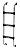 Escada 3 Degraus Cabine Ford Cargo Até 2011 - 116cm Cromada - Imagem 1