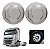 2 Capa Plástica Cubo Roda Volvo Fh/fm/nh/vm Dianteira Cromad - Imagem 3