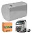 Tanque Combustível Volvo Fh D-shape Alumínio 530 Lts 1330mm - Imagem 1