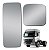 Kit 2 Lentes Retrovisor Mb Axor / Atego 2007 A 2013 - Imagem 1
