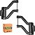 Kit 2 Braços Retrovisor Volvo Fh/fm/nh Até 2009 - Imagem 2