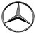 Emblema Estrela Cromada Mercedes 712c/1620 Diâmetro 220mm - Imagem 1