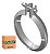 Abraçadeira Inox Escape Mb Actros/axor Com Parafuso 5 Poleg - Imagem 2