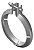 Abraçadeira Inox Escape Mb Actros/axor Com Parafuso 5 Poleg - Imagem 3