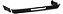 Spoiler Para-choque Ford Cargo 1622 A 2428 Euro3 2000 A 2011 Preto - Imagem 1