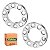 Kit Calota Metal 10 Furos Cromada Dianteira Caminhão 3 Sup - Imagem 1