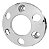Kit Calota De Metal 6 Furos Dianteira Mercedes Benz Acello - Imagem 1