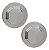 2 Capa Plastica Cubo Roda Scania P/g/r High/strean Dianteira - Imagem 3
