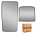 Kit Lentes Retrovisor Man Tgx Principal/auxiliar Convexo - Imagem 2