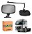 Kit 2 Retrovisor Mb Atego / Axor Auxiliar Rampa Cabine Alta - Imagem 1