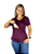 Blusa Para Amamentação Gola V Manga Curta - Imagem 13
