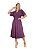 Vestido Manga Morcego Midi Amamentação e Gestante - Imagem 6