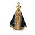 Pingente de Ouro 18K Nossa Senhora Aparecida – Manto Azul - Imagem 1
