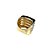 Anel Largo em Ouro 18k 750 com Brilhantes 10,90g - Imagem 6