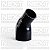 Mangote de Silicone Redutor 45º Curto 51 / 76 x 80 mm - Imagem 3