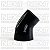 Mangote de Silicone Redutor 45º Curto 89 / 102 x 80 mm - Imagem 1
