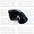Mangote de Silicone Redutor 90º Curto 63 / 76 x 65 mm - Imagem 3