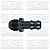 Adaptador Espigão Macho Cônico AN8 para Mangueira Comum 3/8" - Imagem 1
