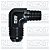 Adaptador 90º Macho 3/8" NPT para Macho Cônico AN8 - Imagem 1