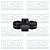 Adaptador União Macho Cônico AN4 com Saída para Sensor 1/8" NPT - Imagem 1