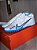 Chuteira Nike Mercurial Society Branca e Azul - Imagem 2