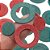 Adesivo Isolante Para Bateria Lítio 18650 100pcs Vermelho - Imagem 1