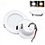 Spot Embutir Led 5w 12v Motorhome Trailer Embarcação Solar - BRANCO - Imagem 2