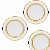 Spot Embutir Led 5w 12v Motorhome Trailer Embarcação Solar - DOURADO - Imagem 3
