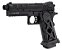 PISTOLA KROWN LAND SRC CO2 4.5MM HI-KL TARTARUS BLOWBACK PRETA - Imagem 1