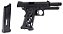 PISTOLA KROWN LAND SRC CO2 4.5MM HI-KL TARTARUS BLOWBACK PRETA - Imagem 2