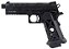 PISTOLA KROWN LAND SRC CO2 4.5MM HI-KL TARTARUS BLOWBACK PRETA - Imagem 3