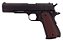 PISTOLA KROWN LAND SRC CO2 4,5MM KL-1911 PRETA - Imagem 1