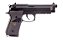 PISTOLA WE CO2 4,5MM M9A1 PRETA - Imagem 2