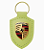 Chaveiro de couro emblema Porsche - Yellow - Imagem 1