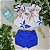 Conjunto Due Bambini Agata Blusa Estampada Azul - Imagem 2