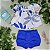 Conjunto Due Bambini Agata Blusa Estampada Azul - Imagem 1