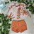 Conjunto Due Bambini Agata Blusa Estampada Laranja - Imagem 1