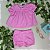 Conjunto Due Bambini Agata Rosa Chiclete - Imagem 1