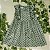Vestido Due Bambini Lara Verde Poá Preto - Imagem 1