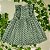 Vestido Due Bambini Lara Verde Poá Preto - Imagem 2
