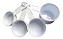 KIT MEDIDAS 4 XICARAS EM PLASTICO - Imagem 1