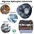 Exaustor Qualitas EQ200 20cm Inox Bivolt Varanda Gourmet Frigorífico - Imagem 6