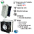 Ventilador Para Painel Eletrico 20cm 200x200 Q204 Qualitas - Imagem 5