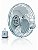Ventilador Parede 30cm Oscilante Branco Qualitas Diâmetro 30 Cm Frequência 60hz Material Das Pás Nylon Com Fibra De Vidr - Imagem 1
